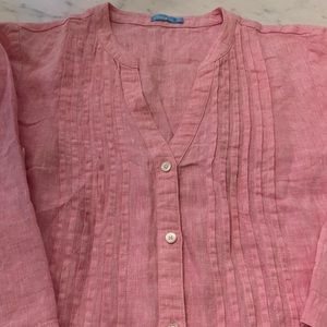 👗 J.Crew Pink Linen Dress 💗